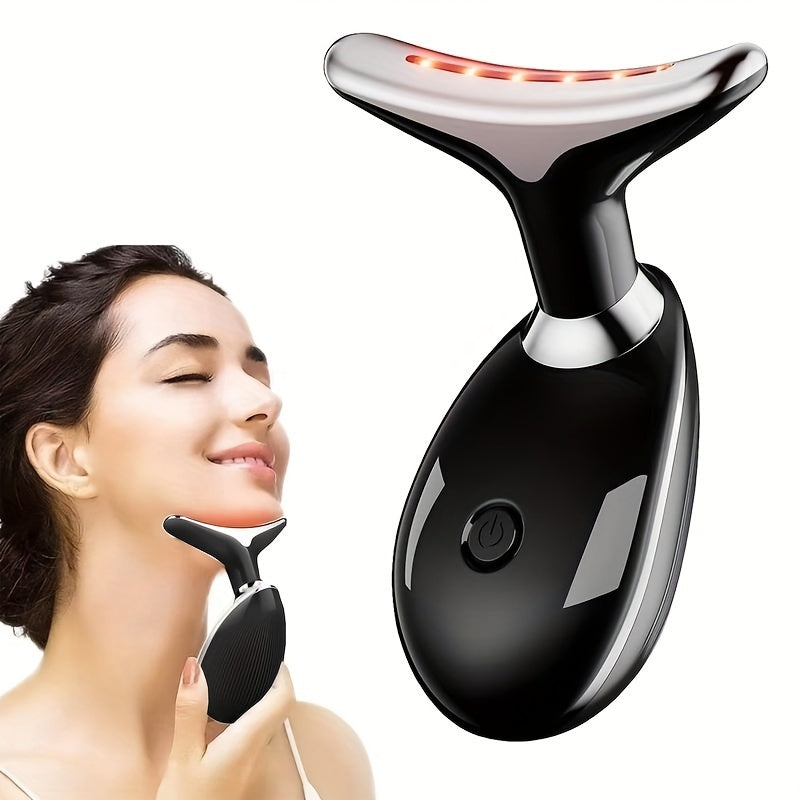 7LED Color Vibrating Neck Device