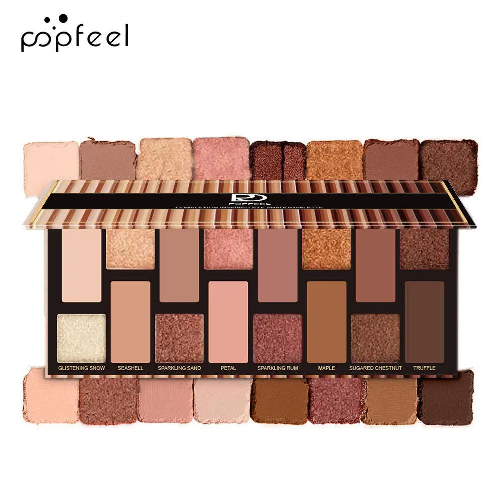 16 Color Eyeshadow Palette Glitter for Eyes Shimmer Matte Eye Shadow