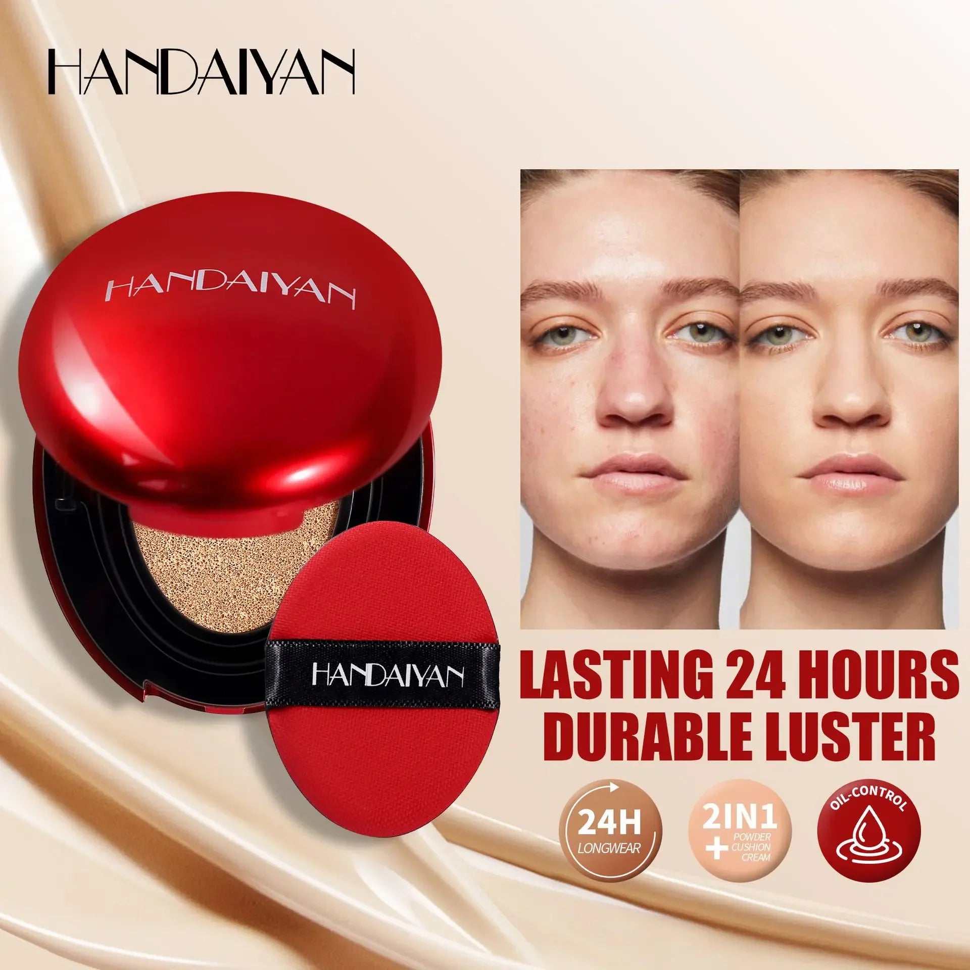 BB Cream Full Coverage Waterproof Long-lasting