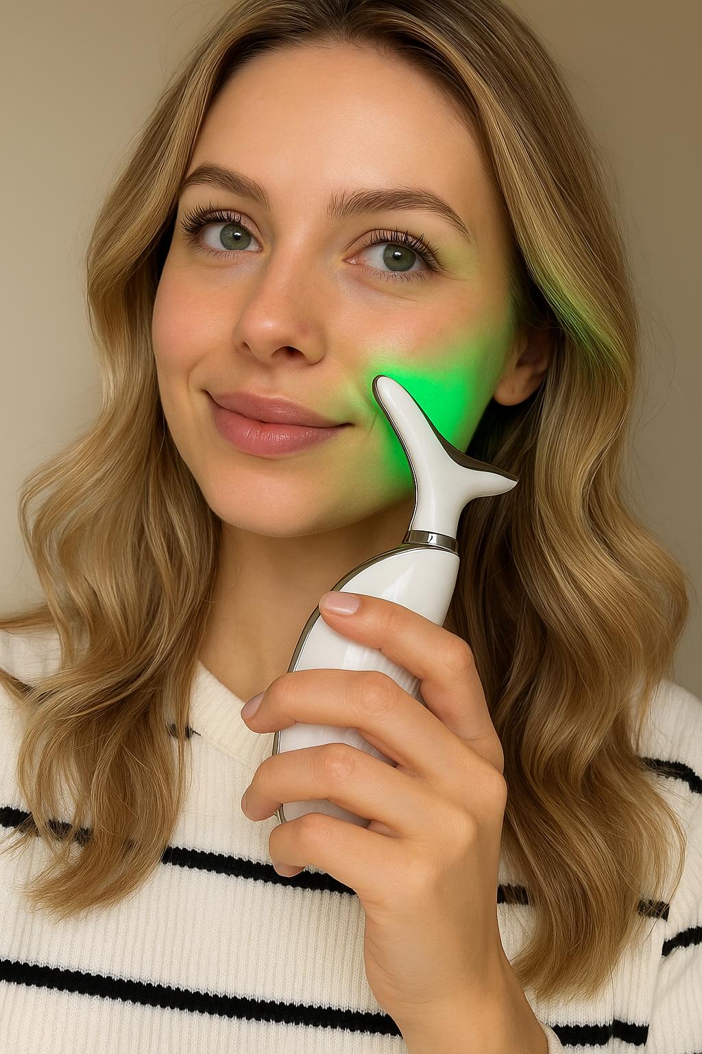 7LED Color Vibrating Neck Device