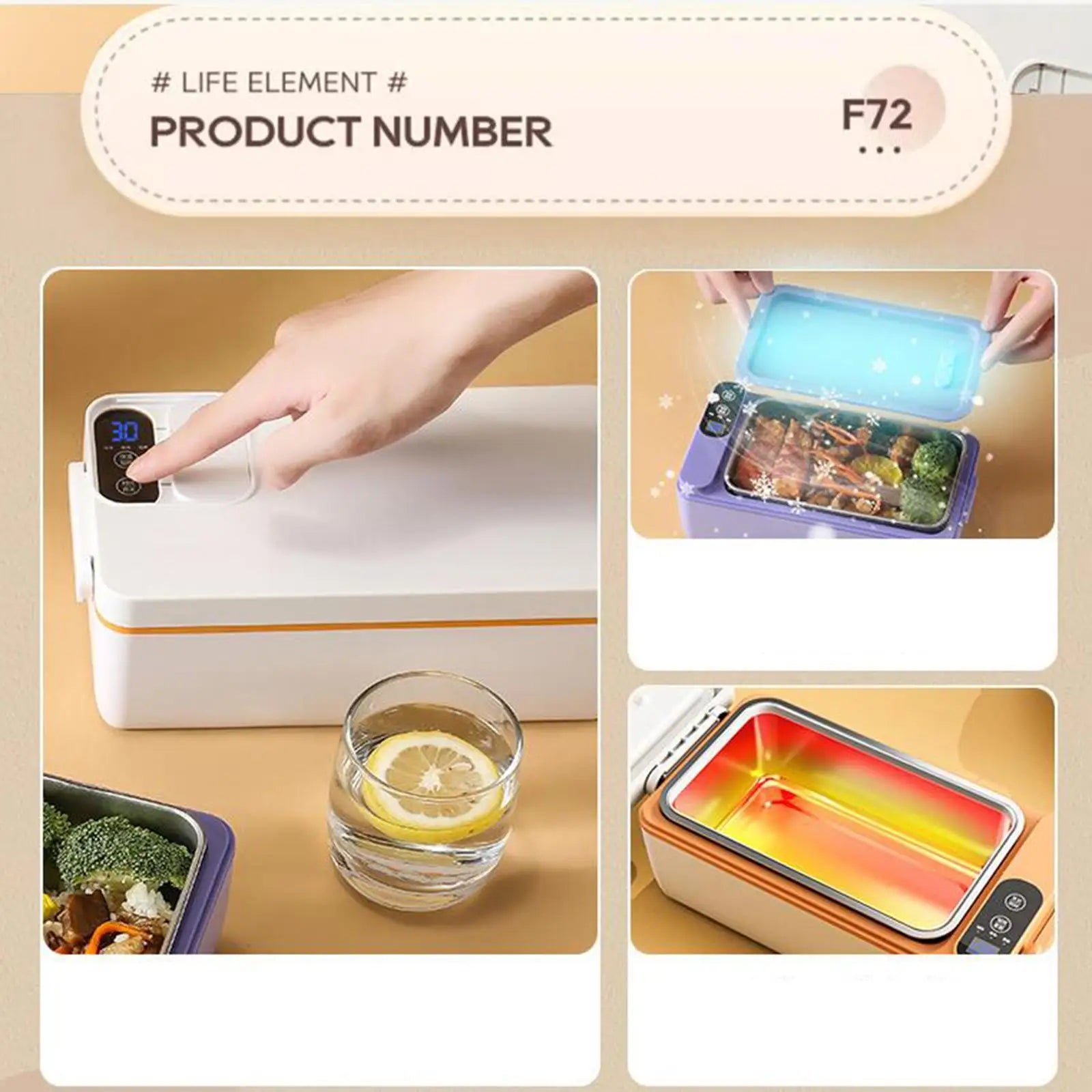 Heating Lunch Box For Office Workers