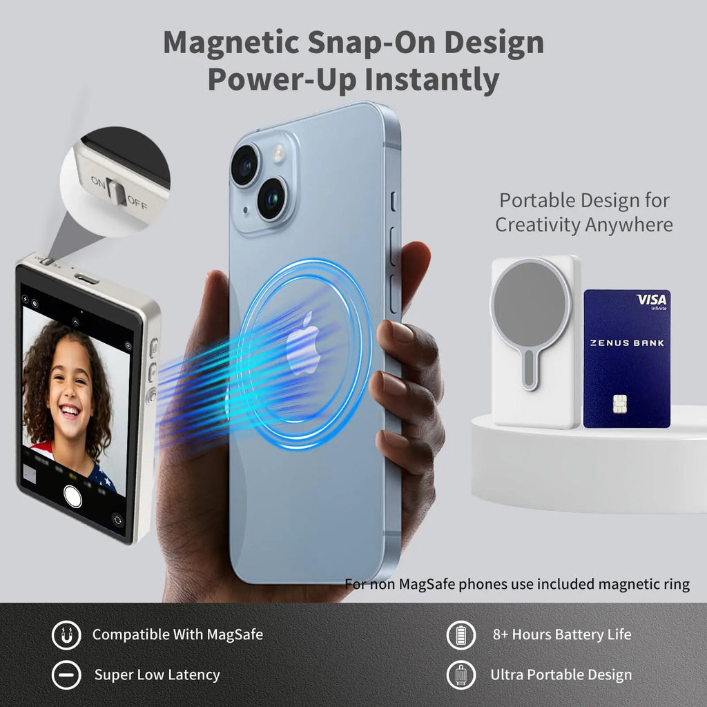 Magnetic Phone Selfie Monitor