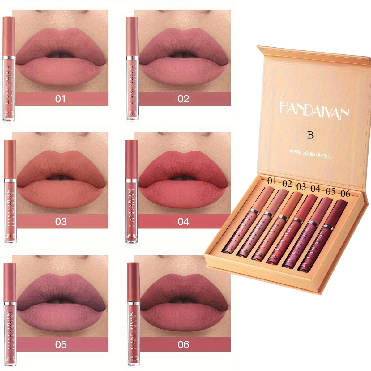 Matte Liquid Lipstick Set (6 or 12pcs)